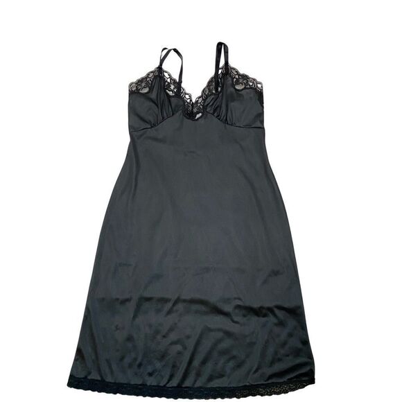 Vintage Body Lite Black Full Slip Size 34/12‎ - Picture 4 of 15